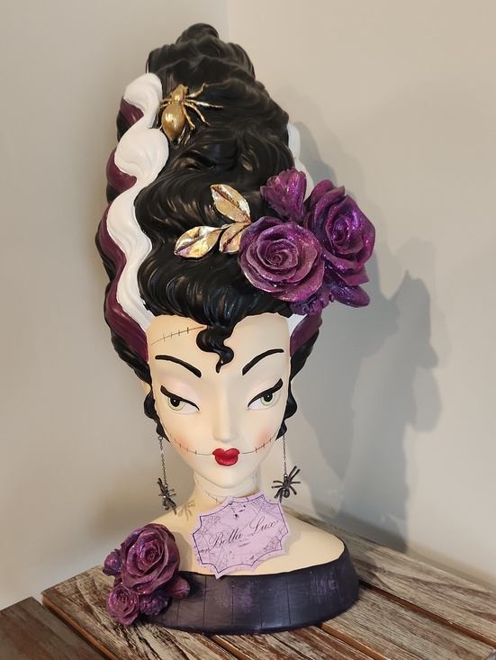 Bella Luxx Other - Nwt Bella Lux Purple Glitter Bride Of Frankenstein